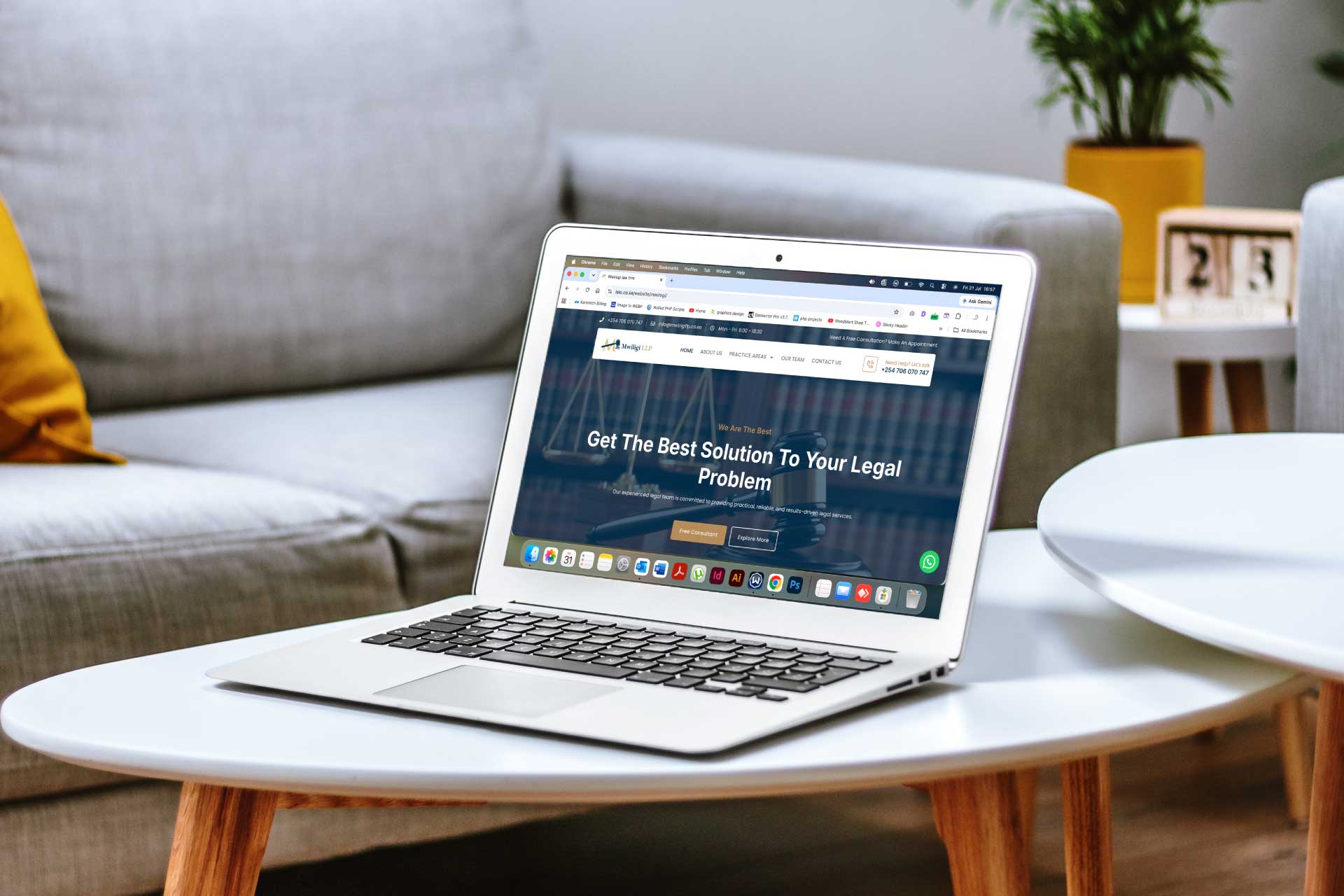 Law firm website Design in Kenya